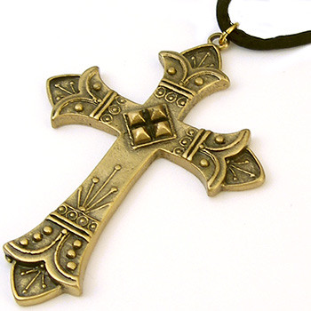 cross crusader antique gold pendant jewelry 19th institute chicago century english museum