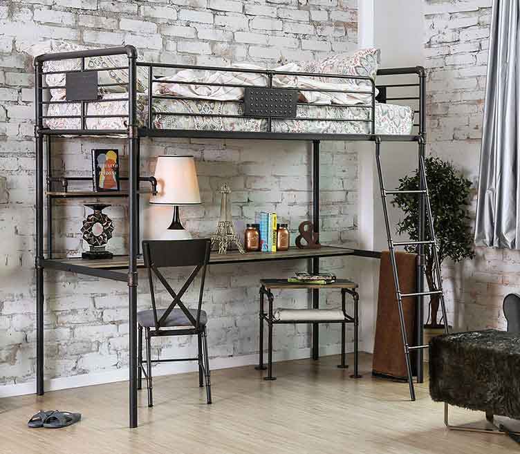 Throwback Look: Chic Industrial Piping Style Metal Bunk Beds www.justbunkbeds.com Throwback Look: Chic Industrial Piping Style Metal Bunk Beds www.justbunkbeds.com