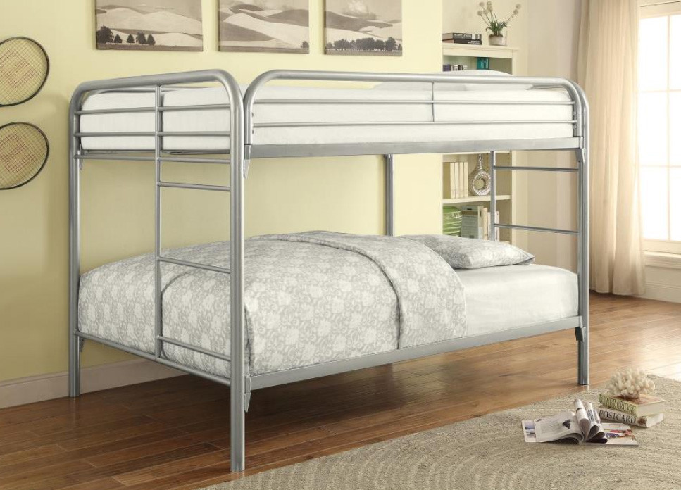 Adrian Full Size Metal Bunk Bed with Full Top and Bottom Adrian Full Size Metal Bunk Bed with Full Top and Bottom