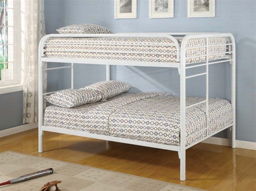 Adrian Full Size Metal Bunk Bed with Full Top and Bottom Adrian Full Size Metal Bunk Bed with Full Top and Bottom