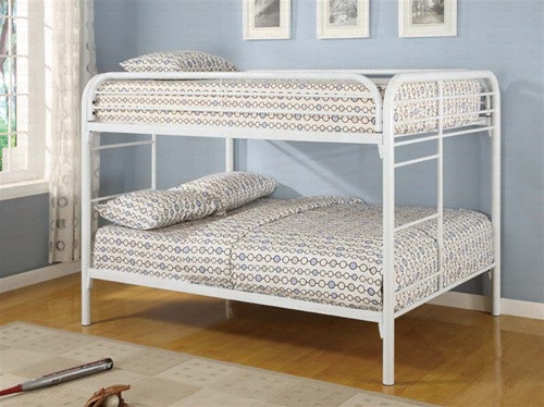 Adrian Full Size Metal Bunk Bed  with Full Top and Bottom