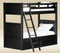 Dillon Navy Blue Wood Twin Bunk Bed  Navy Blue Bunk Beds