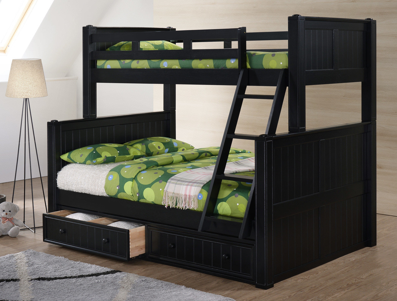 Dillon Twin over Full Bunk Bed with Stairs