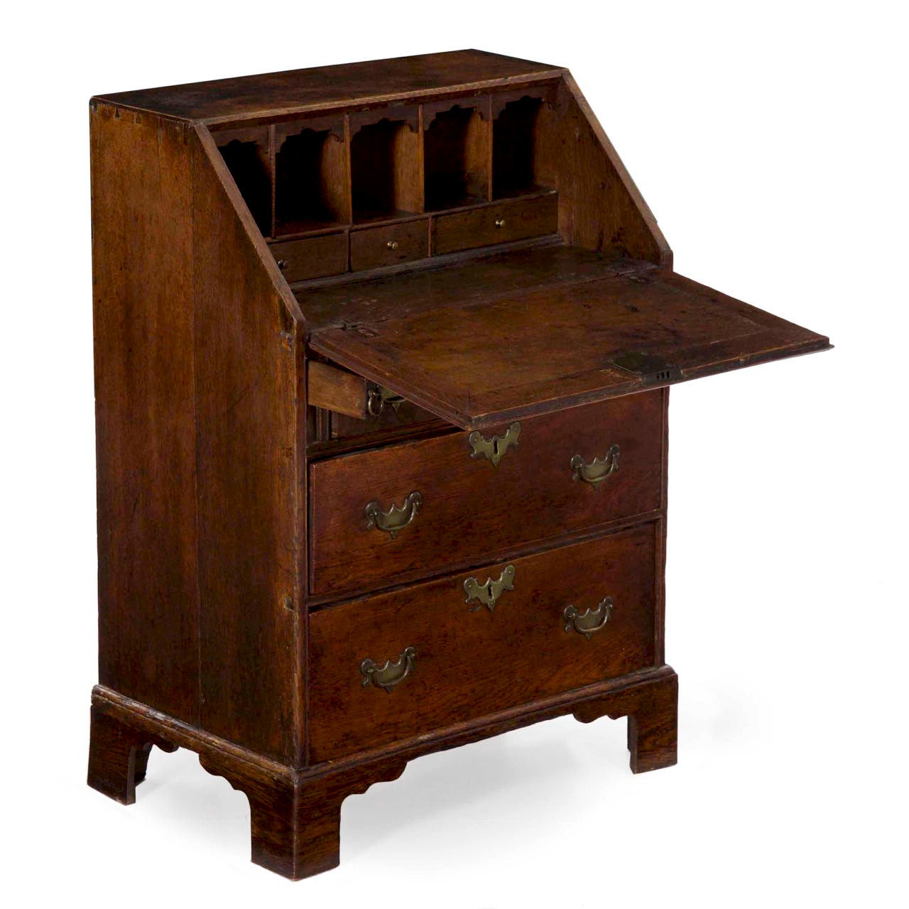 Child's Size George II Slant Front Desk, 18th Century - Child's Size George II Slant Front Desk, 18th Century