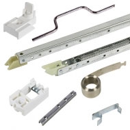 Sliding door lock hardware