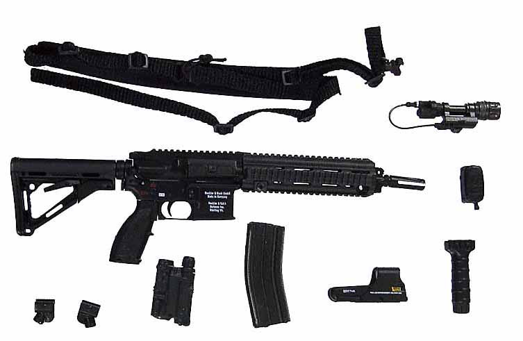 FBI CIRG - Machine Gun w/ Accessories - Toy Anxiety