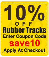 10 Percent Off Rubber Tracks save 10 percent off tracks