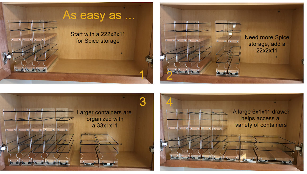 1-2-3-4 easy steps to maximize your cabinet space