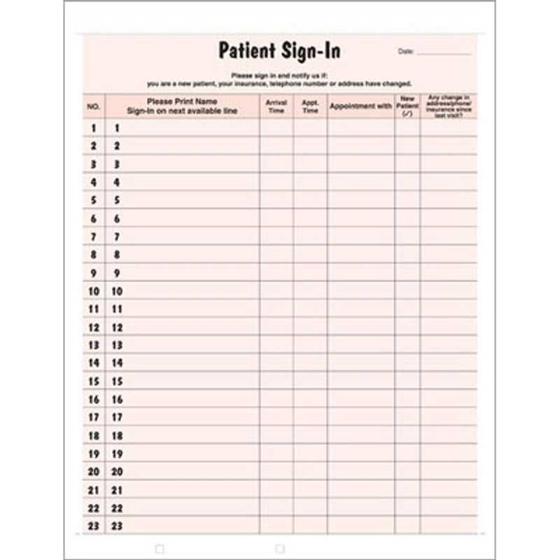 hipaa signature sign in sheet hipaa sheet patient privacy sign in sheet