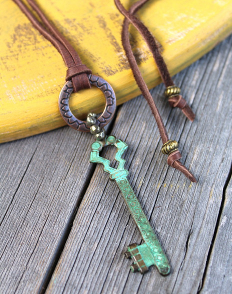 Bohemian Key Necklace - Ever Designs Jewelry