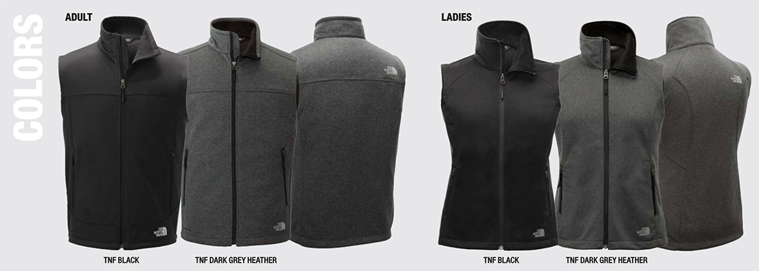 Custom North Face Ridgeline Soft-Shell Vests