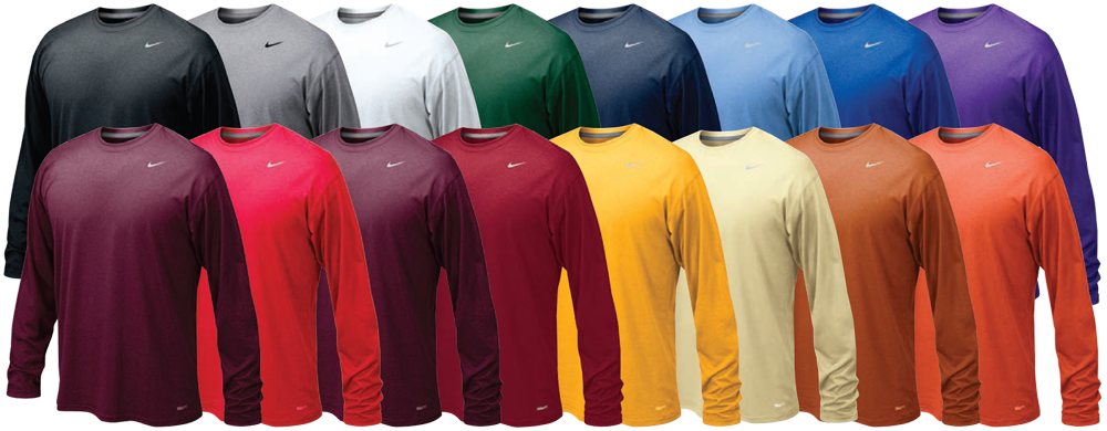 Custom Nike Long Sleeve dri-FIT Shirt | Elevation Sports