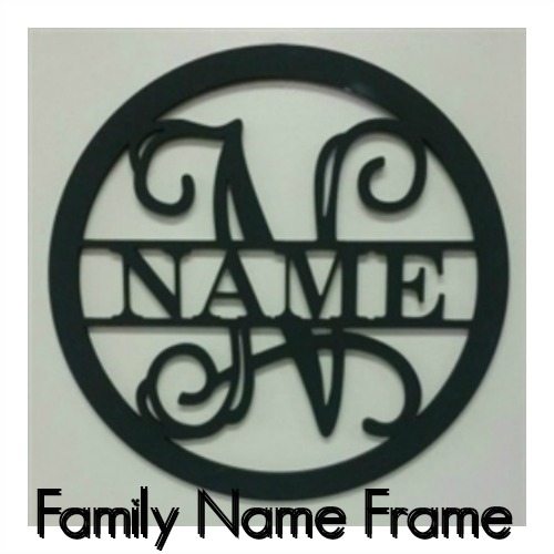 Family Name Frame