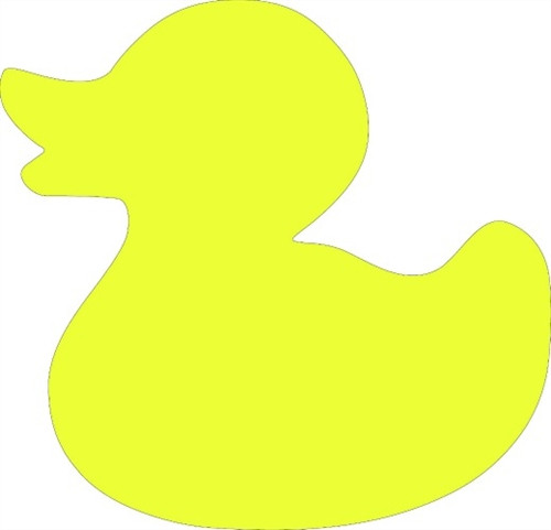 Rubber Duck Unfinished Cutout, Wooden Shape, Paintable MDF DIY Craft ...