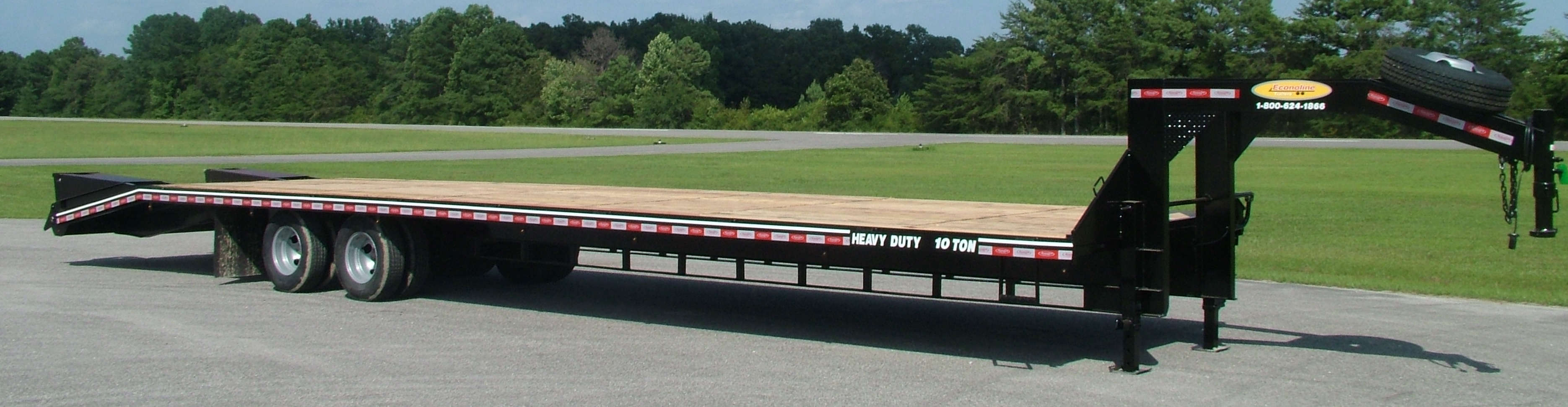 Econoline HeavyDuty Gooseneck Trailers; Tilts, Dovetails, and more