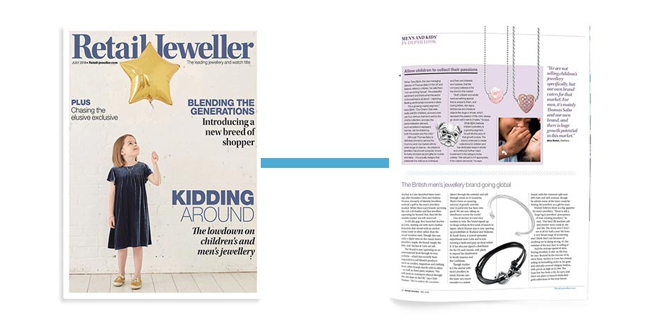 Boys To Men - Retail Jeweller - July 2018 Boys To Men - Retail Jeweller - July 2018