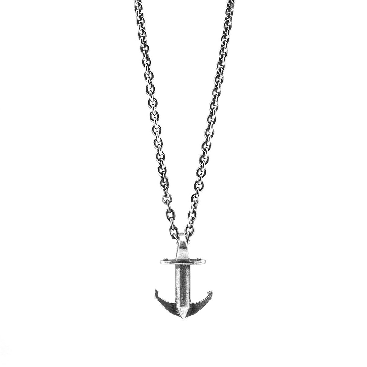 Mini Anchor Signature Silver Necklace Pendant