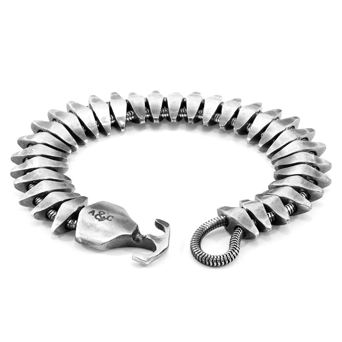 Delta Anchor Maxi Silver Chain Bracelet