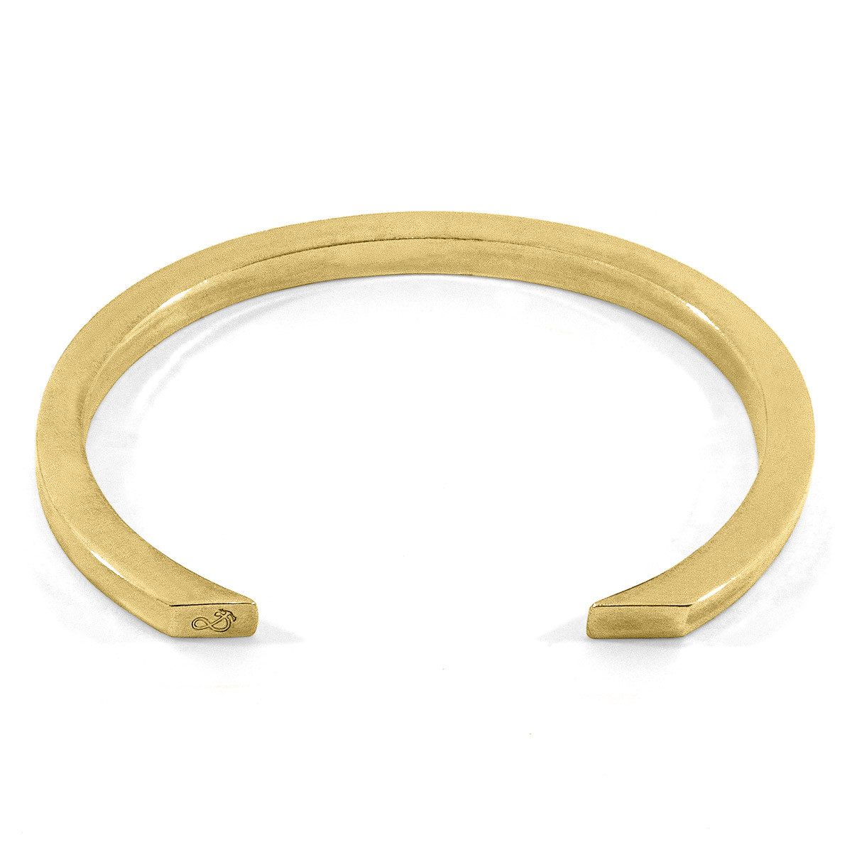 Cason Square Maxi Wayfarer 9ct Yellow Gold Bangle