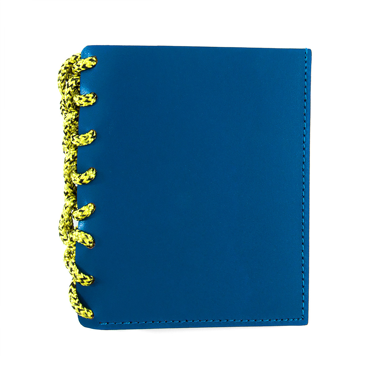 Traffic Blue Felrigg Leather and Rope Wallet