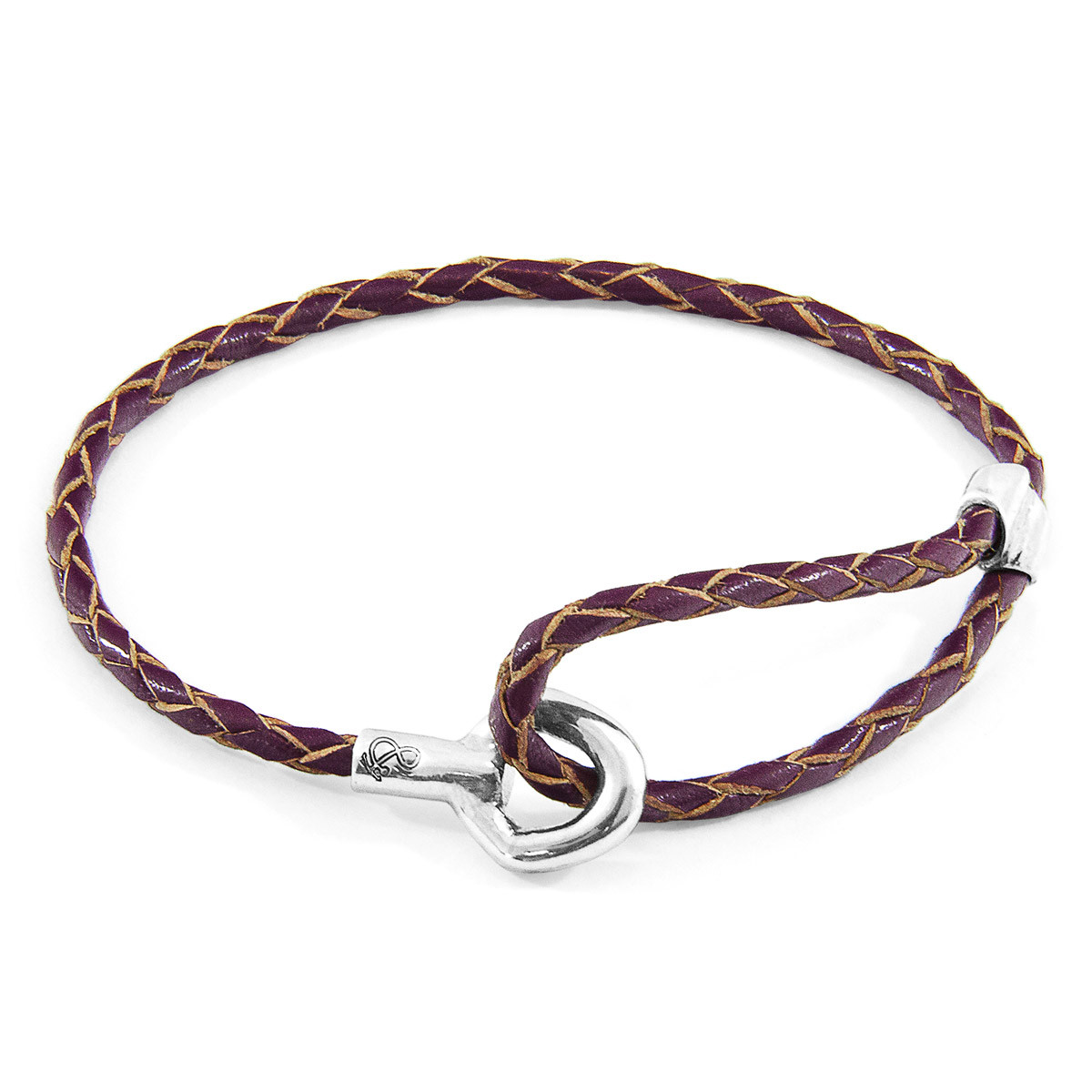 Blake Silver And Braided Leather Bracelet