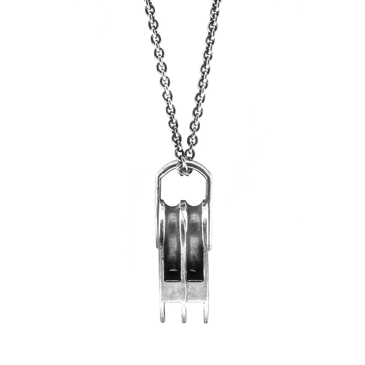 Tyne Pulley Silver Necklace Pendant