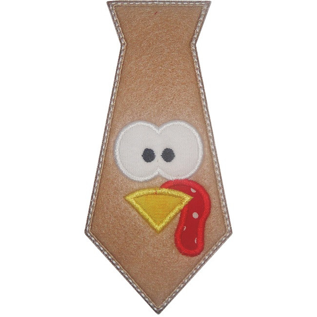 Turkey Tie Applique Applique Inc