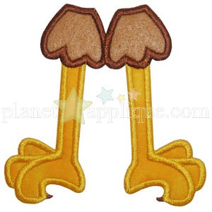 Turkey Feet Applique - Planet Applique Inc
