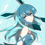 Glaceon Cosplay Wig
