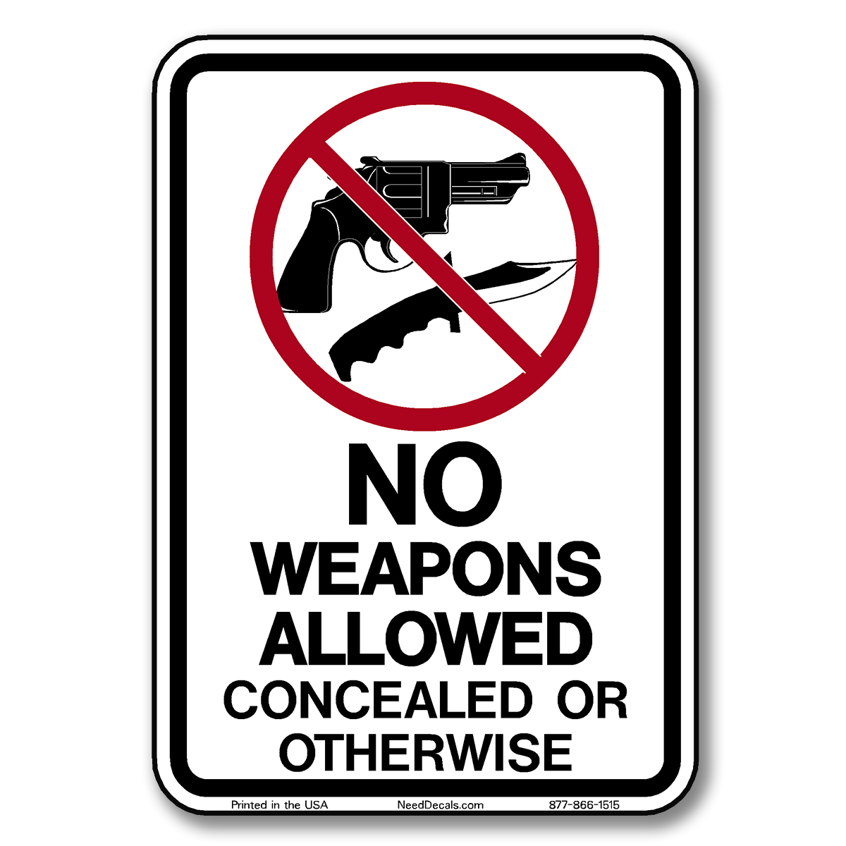 Free Printable No Firearms Or Weapons Signs Free Printable No Firearms Or Weapons Signs