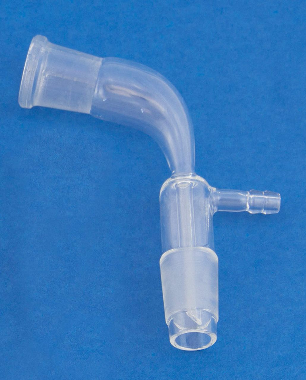 24/29 ST Vacuum Receiver Adapter with 105° bend