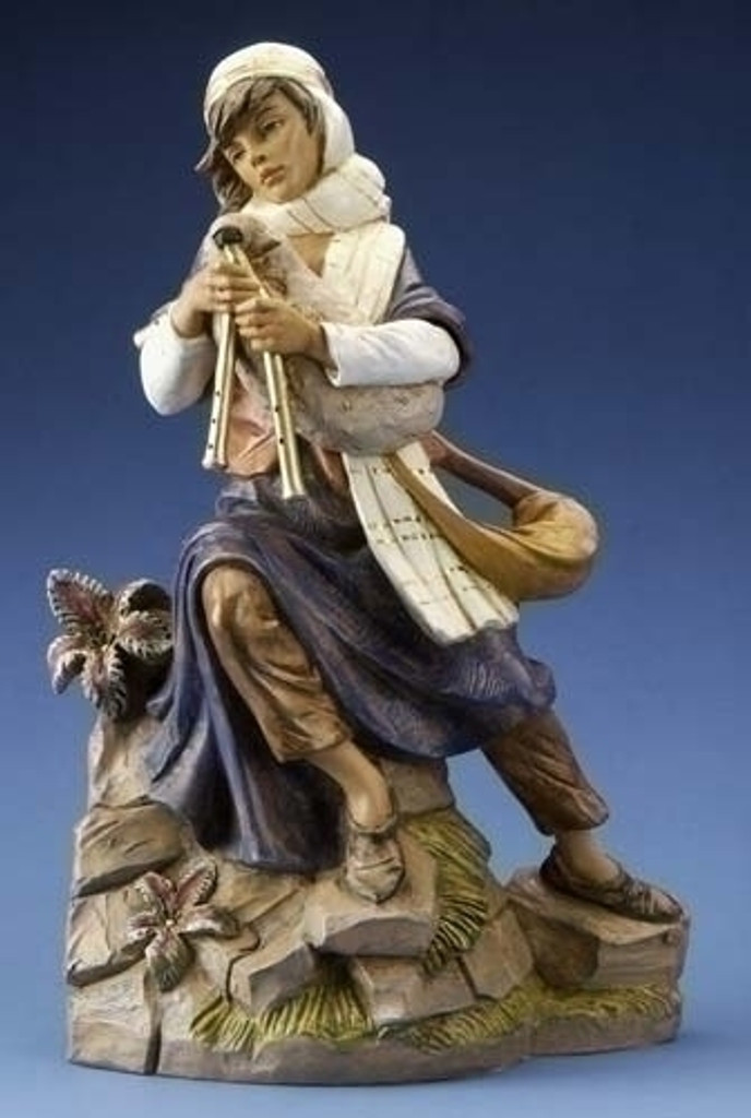 18" scale nativity bagpiper