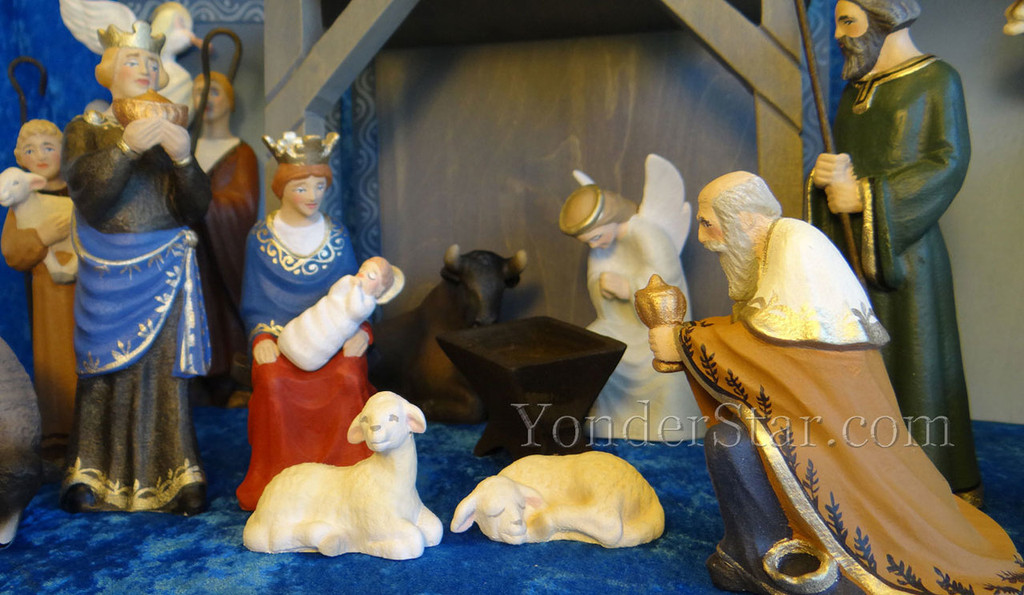 Norwegian Nativity Scene Henning - Yonder Star Christmas Shop LLC