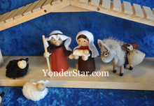 Wooden Nativity Scene from Estonia - New for 2017