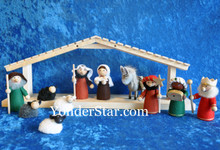 Wooden Nativity Scene from Estonia - New for 2017
