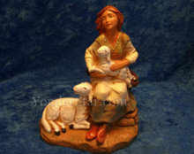 Nahome - 7.5" Fontanini Nativity Shepherdess 52879