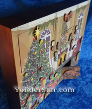 Heirloom wooden advent calendar
