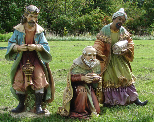 27" Three Kings for Full Color Outdoor Nativity Set