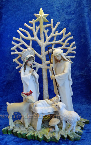 "Tree of Life" Nativity Figurine