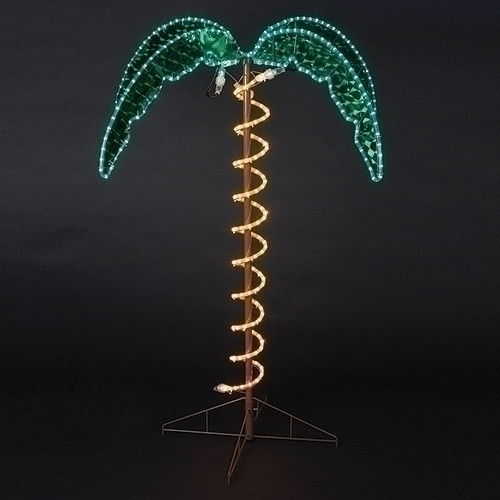 Outdoor Lighted Palm Tree - 4.5 feet tall