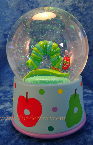 5.5" Musical Glitterdome - The Very Hungry Caterpillar