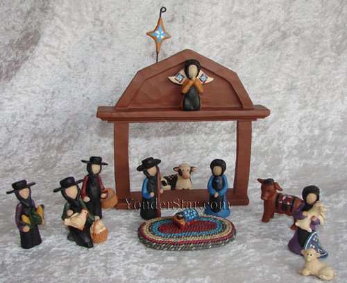 Amish Nativity Set