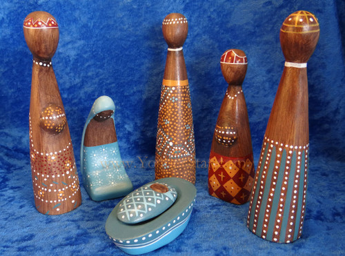 Djawa Nativity Albizia Wood Indonesia