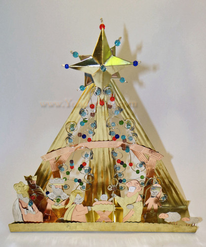 Brilliant Star Metal Nativity Scene Thailand
