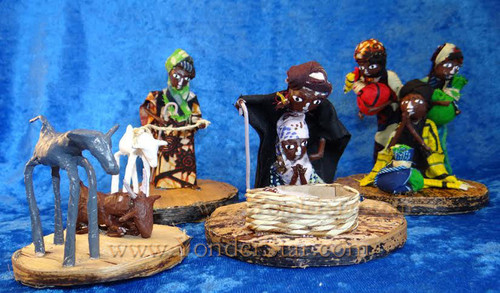 Ugandan Nativity Set - Fair Trade from Uganda
