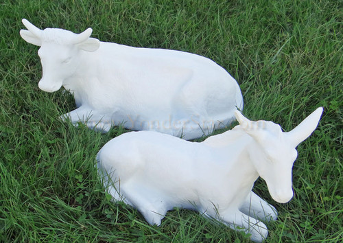 Outdoor Nativity Scene Ox & Donkey