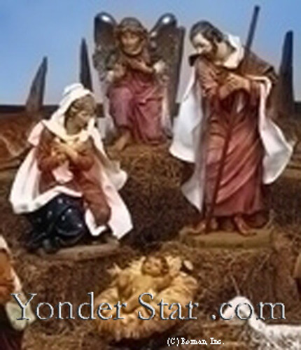 Holy Family - 50" Scale Fontanini Nativity Scene