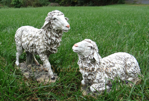 Sheep for 27"Joseph's Studio Outdoor Nativity Scene - Set of 2
