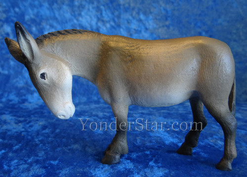 Donkey Standing Henning Wooden Nativity Norway