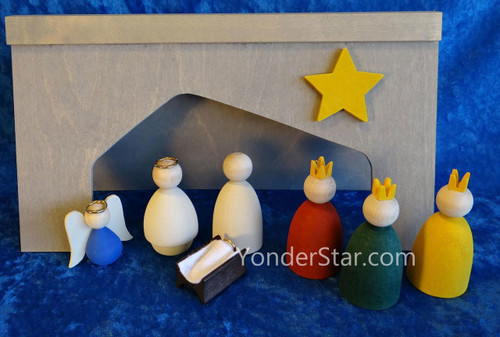 Scandanavian Nativity Scene from Sweden